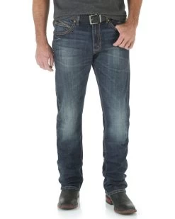 Wrangler Retro Men's Limited Edition Slim Straight Jeans -Western Fashion 010J87 N9 P2