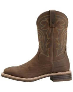 Ariat Hybrid Rancher Waterproof Pull On Work Boots - Square Toe 15 Ariat Hybrid Rancher Waterproof Pull On Work Boots - Square Toe -Western Fashion 030692 7010 P2