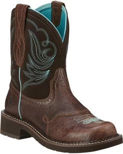 Ariat Women's Fatbaby Heritage Dapper Western Boots - Round Toe