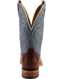 Tony Lama Men's Americana Western Boots - Broad Square Toe -Western Fashion 036F27 C4 BK
