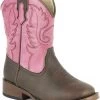 Roper Toddler Girls' Leather Western Boots - Square Toe -Western Fashion 04528K 63 P1