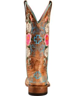 Macie Bean Women's Rose Garden Western Boots - Broad Square Toe 15 Macie Bean Women's Rose Garden Western Boots - Broad Square Toe -Western Fashion 0458M2 D2 BK