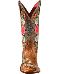 Macie Bean Women's Rose Garden Western Boots - Broad Square Toe 12 Macie Bean Women's Rose Garden Western Boots - Broad Square Toe -Western Fashion 0458M2 D2 FT