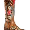 Macie Bean Women's Rose Garden Western Boots - Broad Square Toe -Western Fashion 0458M2 D2 P1