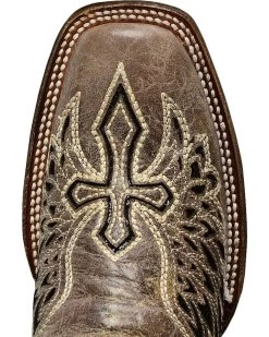 Corral Women's Sequin Wing & Cross Inlay Western Boots - Square Toe -Western Fashion 045U62 89 TP