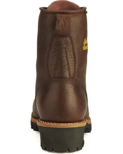 Chippewa Men's Waterproof Insulated 8" Logger Boots - Steel Toe 41 Chippewa Men's Waterproof Insulated 8" Logger Boots - Steel Toe -Western Fashion 050B09 B3 BK