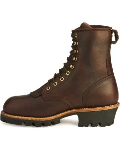 Chippewa Men's Waterproof Insulated 8" Logger Boots - Steel Toe 37 Chippewa Men's Waterproof Insulated 8" Logger Boots - Steel Toe -Western Fashion 050B09 B3 LT