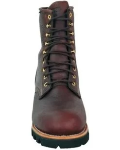 Chippewa Men's Waterproof Insulated 8" Logger Boots - Steel Toe 28 Chippewa Men's Waterproof Insulated 8" Logger Boots - Steel Toe -Western Fashion 050B09 B3 P4