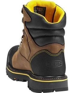 Keen Men's Milwaukee Mid Waterproof Boots - Steel Toe -Western Fashion 050P88 B8 BK