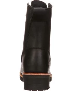 Georgia Boot Men's Logger Work Boots - Round Toe -Western Fashion 050R24 89 BK