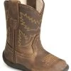 Old West Toddler Boys' Crazy Horse Boots - Round Toe 1 Old West Toddler Boys' Crazy Horse Boots - Round Toe -Western Fashion 053334 K8 P1