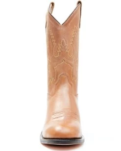 Old West Little Girls' Corona Calfskin Western Boots - Round Toe 14 Old West Little Girls' Corona Calfskin Western Boots - Round Toe -Western Fashion 053383 7049 P4