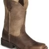 Ariat Boys' Earth Rambler Western Boots - Square Toe -Western Fashion 053708 B8 P1