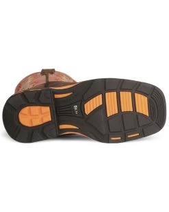 Ariat Boys' Earth Workhog Western Boots - Broad Square Toe -Western Fashion 053711 B8 BM