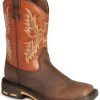 Ariat Boys' Earth Workhog Western Boots - Broad Square Toe