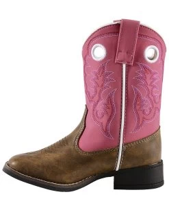 Laredo Kid's Mahaska Square Toe Western Boots -Western Fashion 053855 22 LT