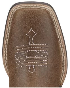 Ariat Little Girls' Tombstone Boots - Square Toe -Western Fashion 053H96 ZS TP