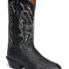 Tony Lama Men's Smooth Ostrich Western Boots - Round Toe -Western Fashion 066703 89 P1