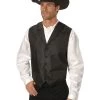 Rangewear By Scully Black Paisley Button Vest -Western Fashion 075233 89 P1