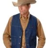 Wrangler Unlined Denim Vest -Western Fashion 080053 N9 P1