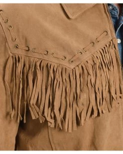 Scully Men's Boar Suede Fringe Jacket -Western Fashion 082801 N4 D2