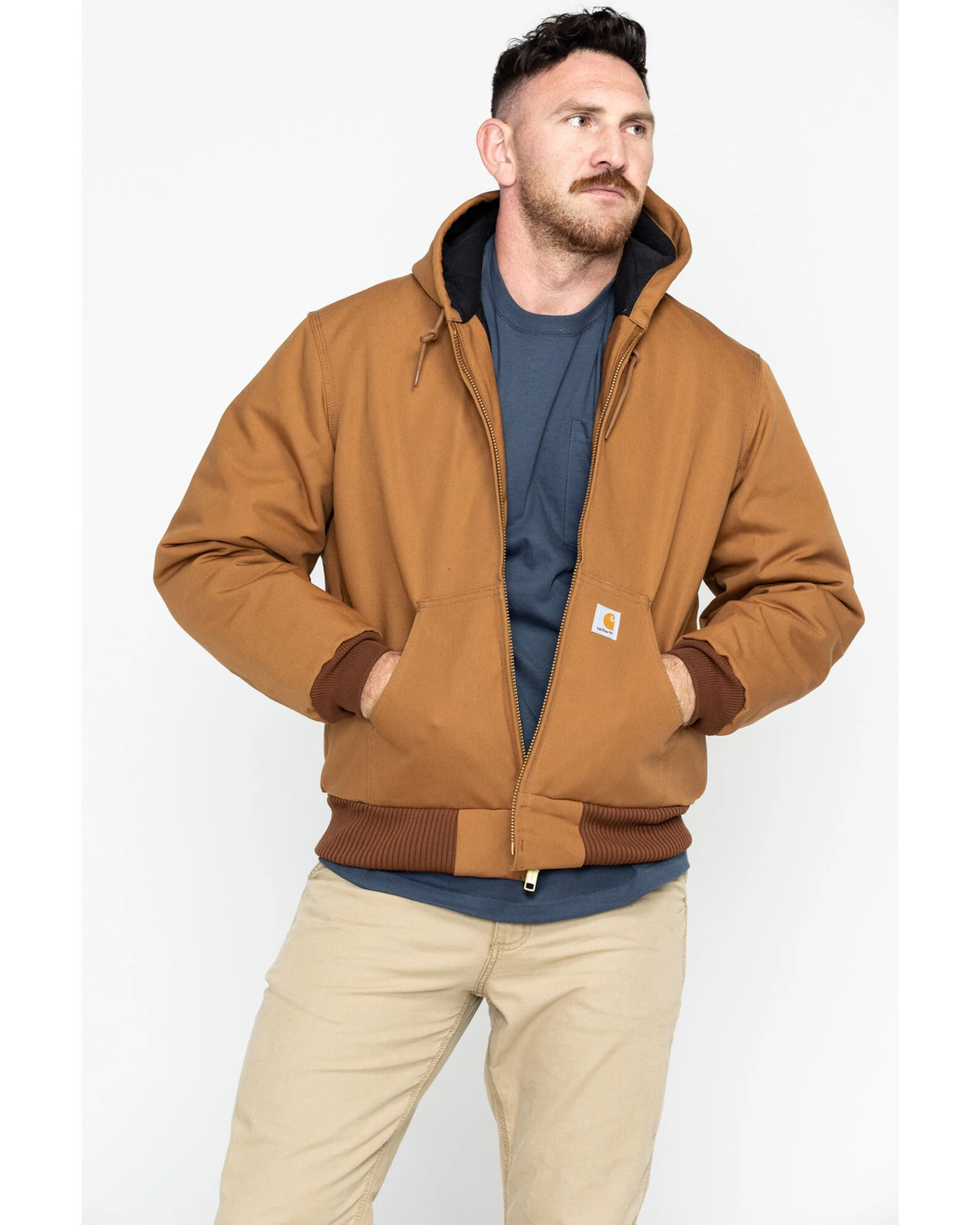 Carhartt Quilted Flannel-Lined Duck Active Jacket 3 Carhartt Quilted Flannel-Lined Duck Active Jacket