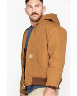 Carhartt Quilted Flannel-Lined Duck Active Jacket 12 Carhartt Quilted Flannel-Lined Duck Active Jacket -Western Fashion 086283 JH P5