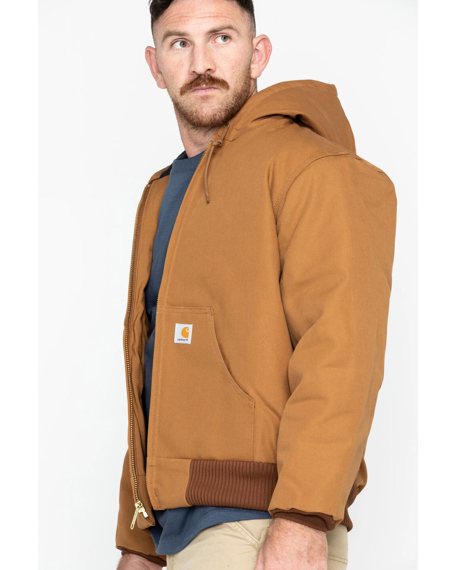 Carhartt Quilted Flannel-Lined Duck Active Jacket 7 Carhartt Quilted Flannel-Lined Duck Active Jacket - Image 5