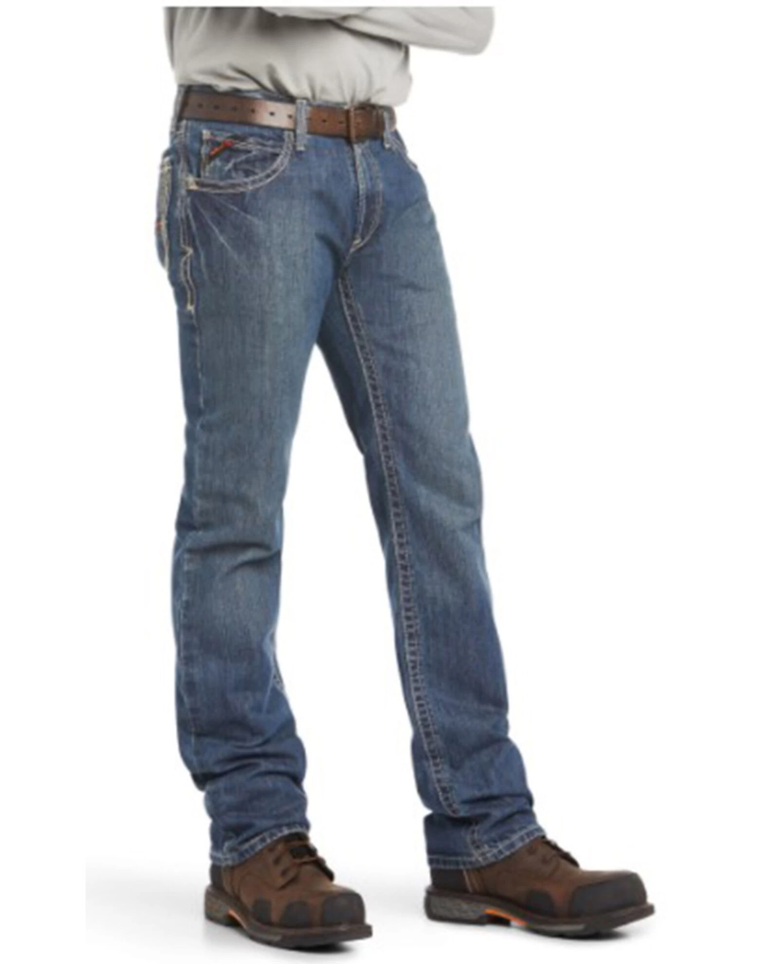 Ariat Men's FR M4 Low Rise Bootcut Work Jeans 3 Ariat Men's FR M4 Low Rise Bootcut Work Jeans