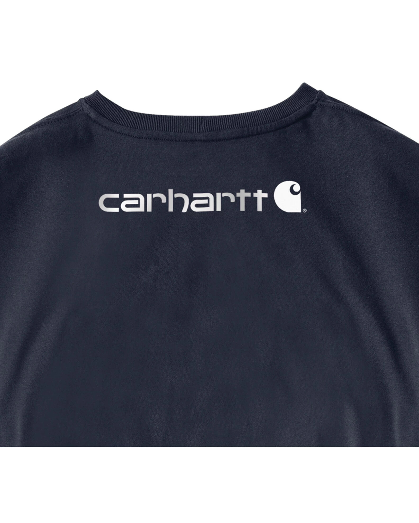 Carhartt Men's Loose Fit Heavyweight Long Sleeve Logo Graphic Work T-Shirt - Big & Tall 5 Carhartt Men's Loose Fit Heavyweight Long Sleeve Logo Graphic Work T-Shirt - Big & Tall - Image 3