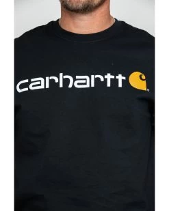 Carhartt Men's Signature Logo Graphic Short Sleeve Work T-Shirt  -Western Fashion 086967 89 P4