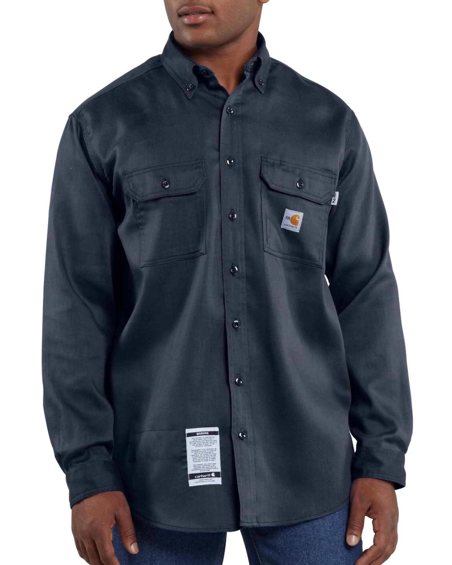 Carhartt Men's FR Dry Twill Long Sleeve Work Shirt 4 Carhartt Men's FR Dry Twill Long Sleeve Work Shirt - Image 2