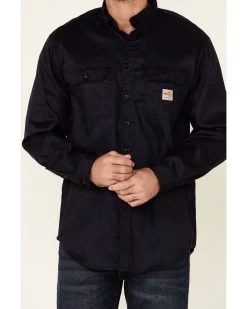 Carhartt Men's FR Dry Twill Long Sleeve Work Shirt 10 Carhartt Men's FR Dry Twill Long Sleeve Work Shirt -Western Fashion 086981 85 P3