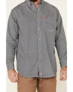 Ariat Men's FR Check Long Sleeve Work Shirt -Western Fashion 086J36 83 P3