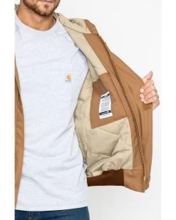 Carhartt Men's FR Duck Active Hooded Jacket -Western Fashion 086M95 JH D2