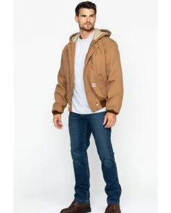 Carhartt Men's FR Duck Active Hooded Jacket -Western Fashion 086M95 JH D4