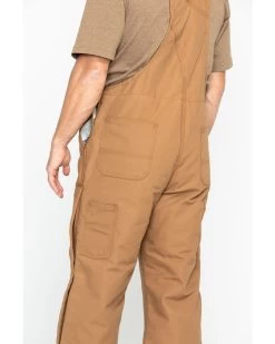 Carhartt Men's FR Duck Quilt-Lined Bib Overalls 11 Carhartt Men's FR Duck Quilt-Lined Bib Overalls -Western Fashion 086N74 JH P3