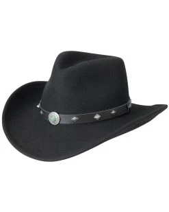 Silverado Women's Fancy Pinch Front Crushable Wool Cowboy Hat