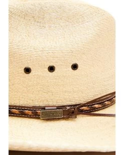 Larry Mahan 30X Lawton Palm Straw Cowboy Hat -Western Fashion 099C01 7049 P2