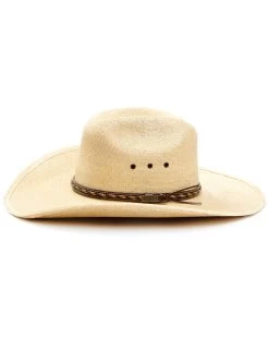 Larry Mahan 30X Lawton Palm Straw Cowboy Hat -Western Fashion 099C01 7049 P3