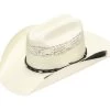 Twister Bangora Straw Cowboy Hat With Braided Band -Western Fashion 099H15 19 P1