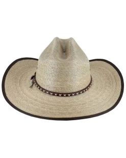 Cody James® Men's Brown Trimmed Straw Hat -Western Fashion 099P15 19 P2