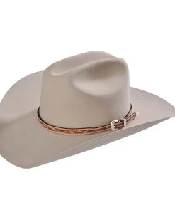 Embossed Leather Hat Band -Western Fashion 101618 19 D2