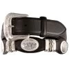 Tony Lama Scalloped Leather Belt -Western Fashion 120947 89 P1