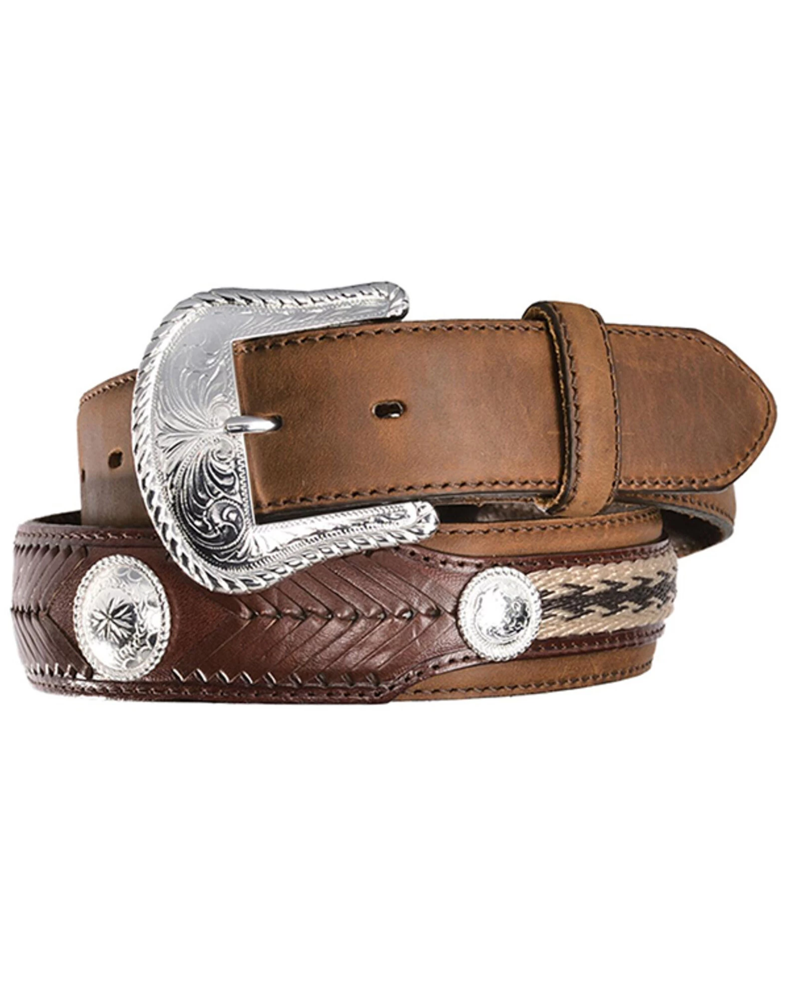 Tony Lama Duke Leather Belt 4 Tony Lama Duke Leather Belt - Image 2