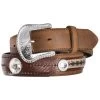 Tony Lama Duke Leather Belt -Western Fashion 120H37 BR P1