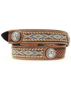 Ariat Men's Aztec Concho Belt -Western Fashion 120K64 19 D2