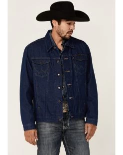 Wrangler Men's Unlined Denim Western Jacket - TallÂ
