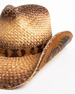 Shyanne® Women's Rustic Tan Straw Hat -Western Fashion 2000199477 200 D3
