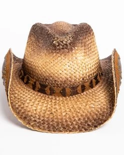 Shyanne® Women's Rustic Tan Straw Hat -Western Fashion 2000199477 200 D5